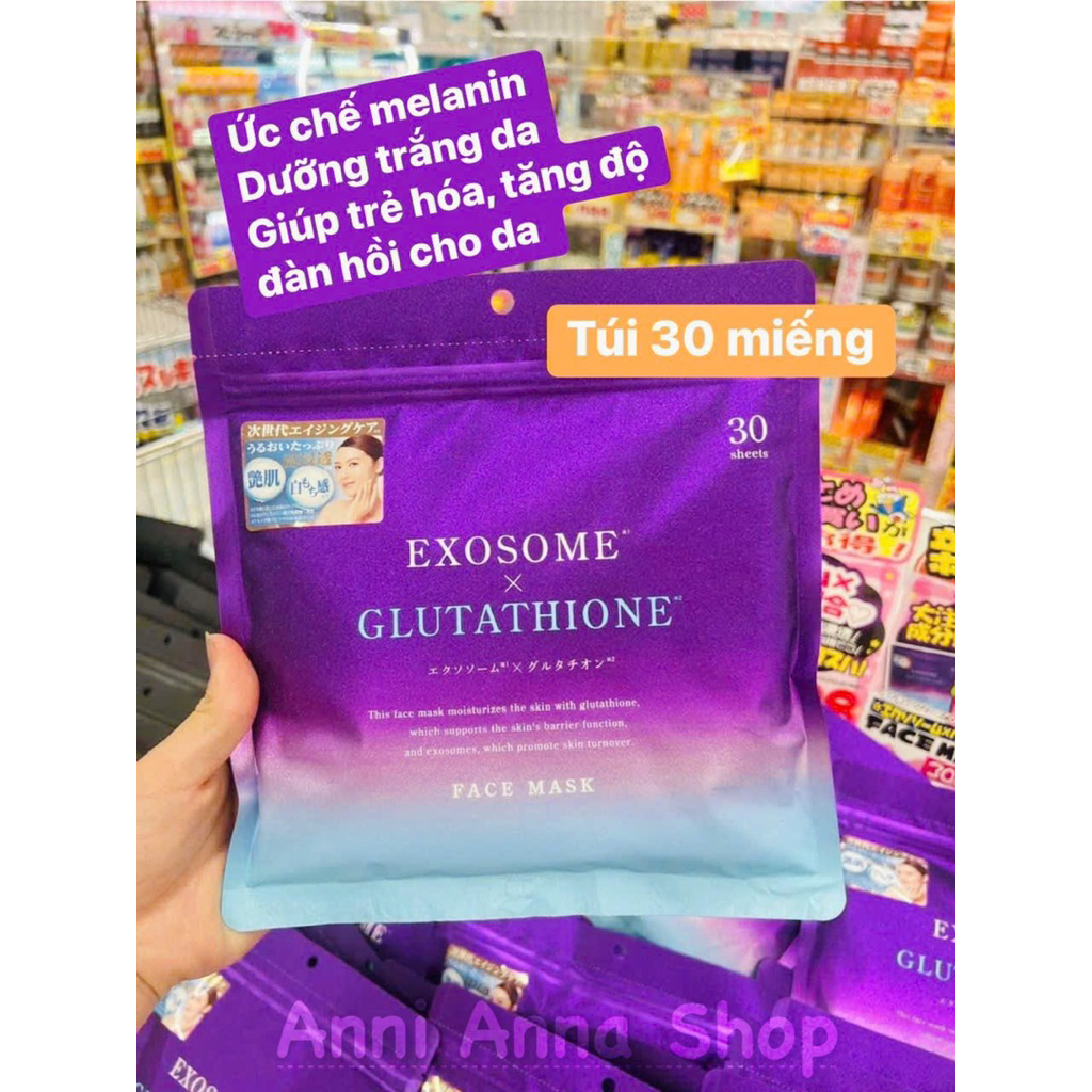 Mặt Nạ Tế Bào Gốc Exosome Glutathione