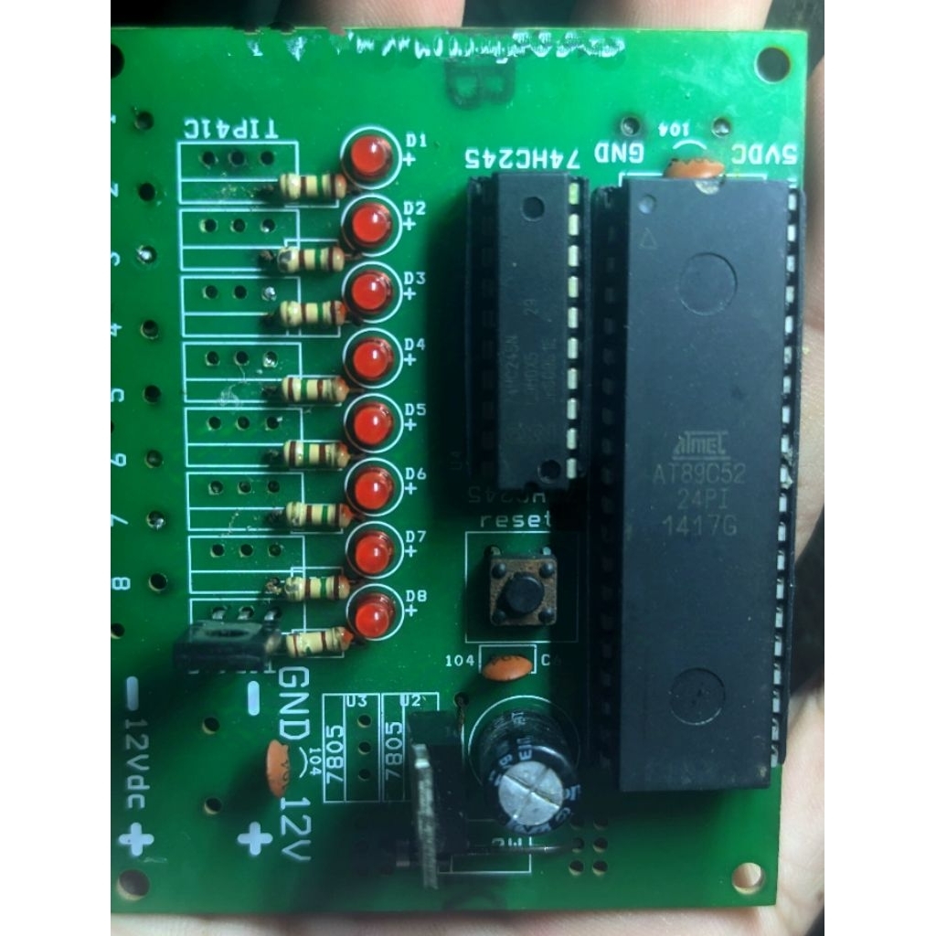 Mạch Điện Tử Cũ Không Rõ Chức Năng, dùng MCU AT89C52