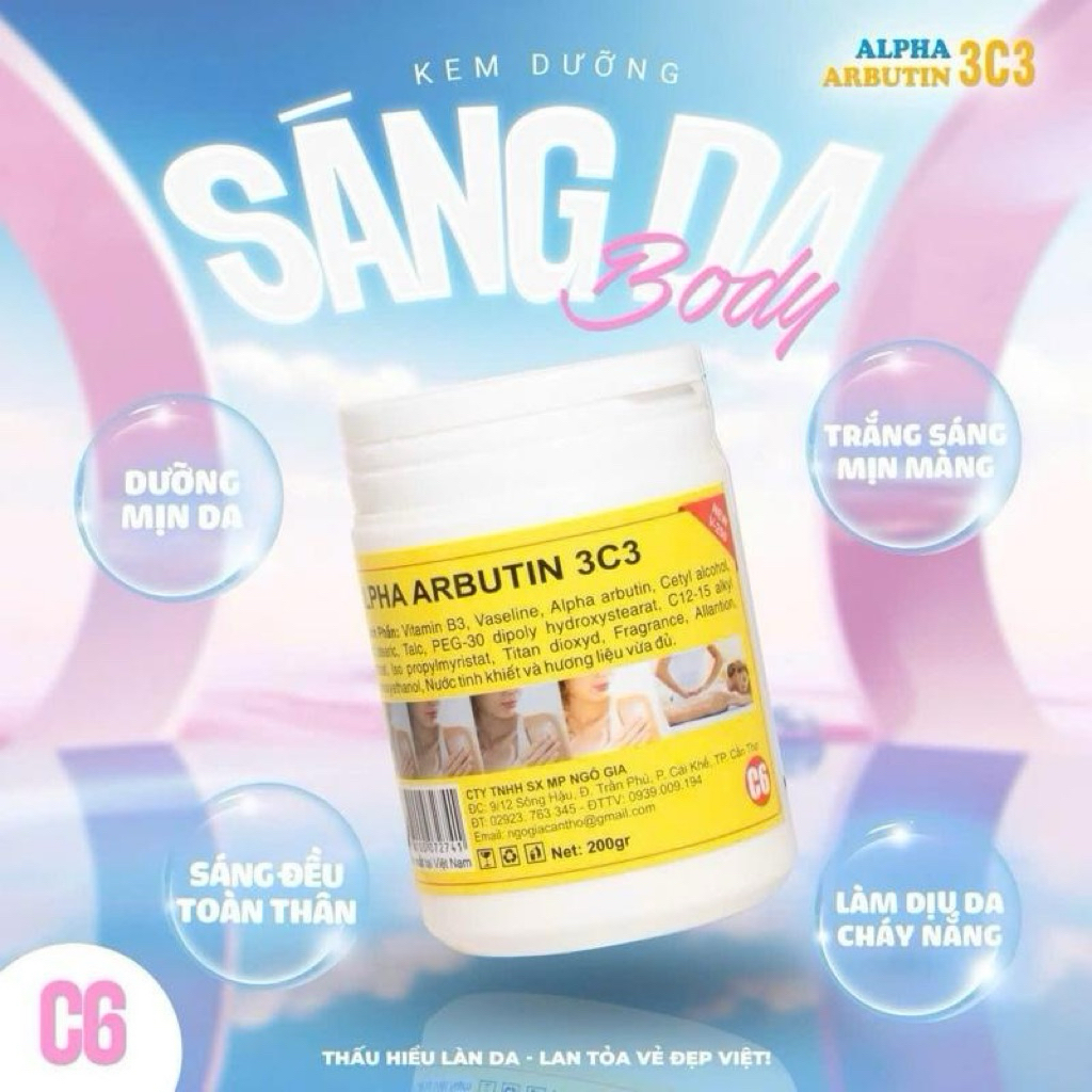 body alpha arbutine 3c3
