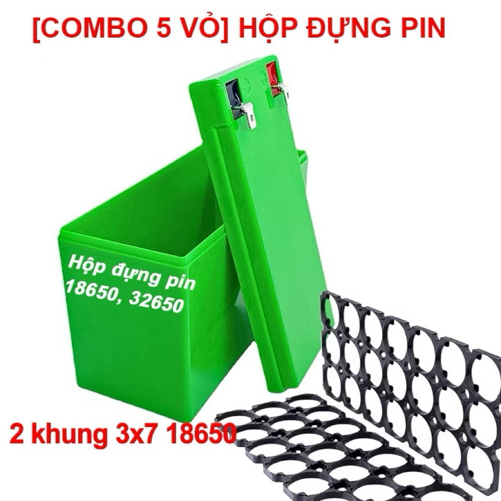 Vỏ bình  pin 12 dùng cho pin 16850