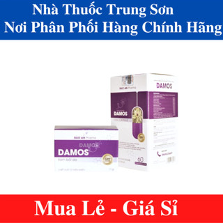 Bộ sản phẩm Viên uống Damos và kem bôi mẫu mới