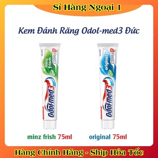 Kem đánh răng Odol- Med 3 Extra White của Đức