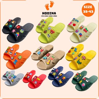 Dép Tổ Ong Gắn STICKER Dép ASIA Dép Đi Trong Nhà Dép Đi Chơi  Siêu Nhẹ Chính Hãng Cao Cấp 