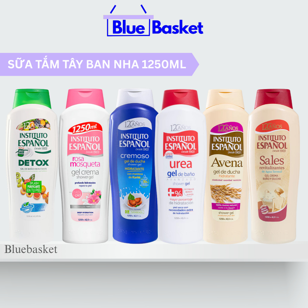 Gel Tắm Instituto Espanol Tây Ban Nha 1250ml Giúp Dưỡng Ẩm Làn Da, Phục Hồi Da Và Làm Sạch