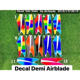 [ Giá 1 cặp ] Decal Demi Airblade 2016/2017/2018/2019 ✌🏻🚗