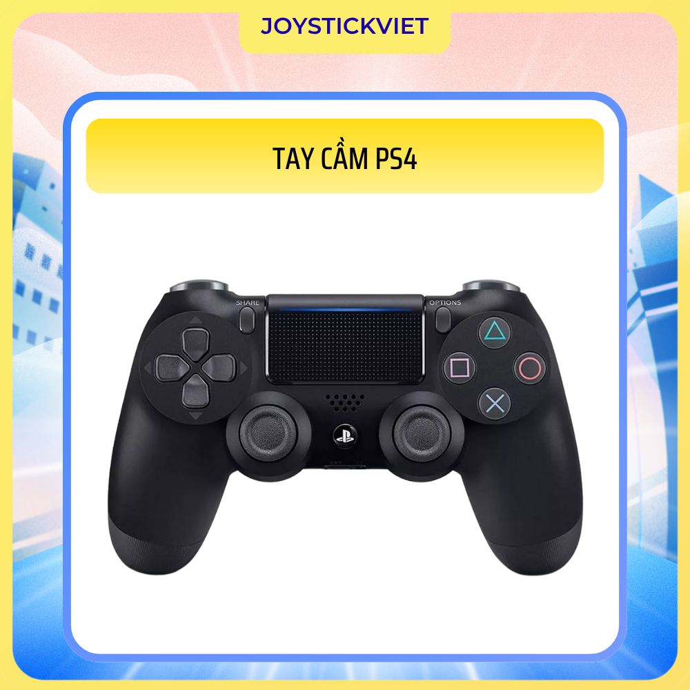 [2nd hand]Tay cầm PS4 Slim/Pro chính hãng Sony DualShock 4 – Kết nối Bluetooth, hỗ trợ rung, cảm ứng
