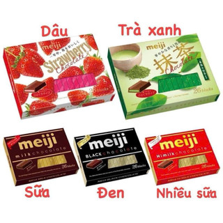 [ KẸO TẾT ] SOCOLA MEJI - NHẬT BẢN HỘP 26 THANH NHIỀU VỊ SIẺU NGON