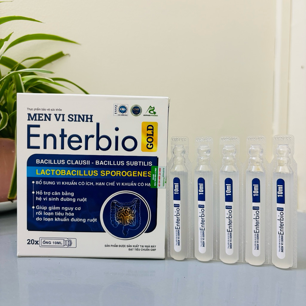 Men vi sinh 3 tỷ lợi khuẩn ENTERBIO GOLD - 20 ống