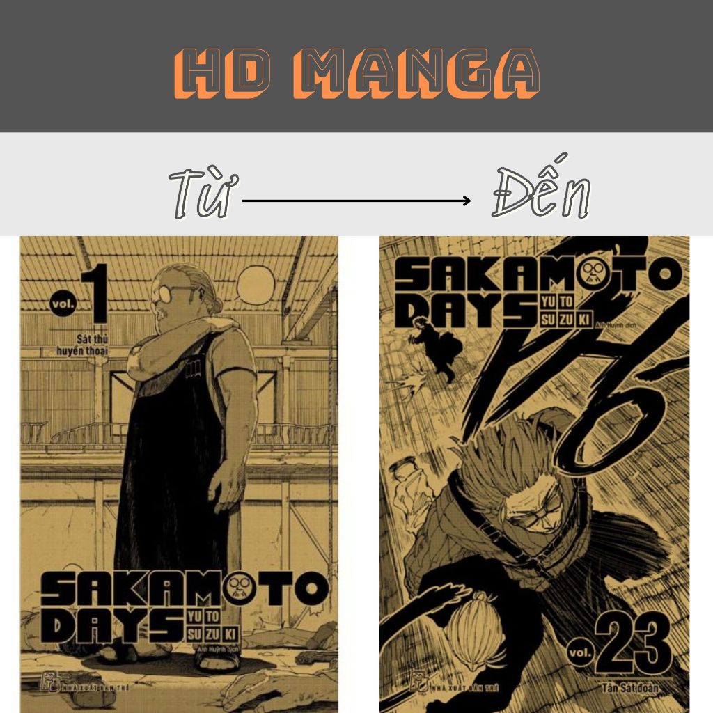 Truyện tranh - Sakamoto Days -Tập 1 2 3 4 5 6 7 8 9 10 11 12 15 16 17 18 19 20 21 22 23 - NXB Trẻ