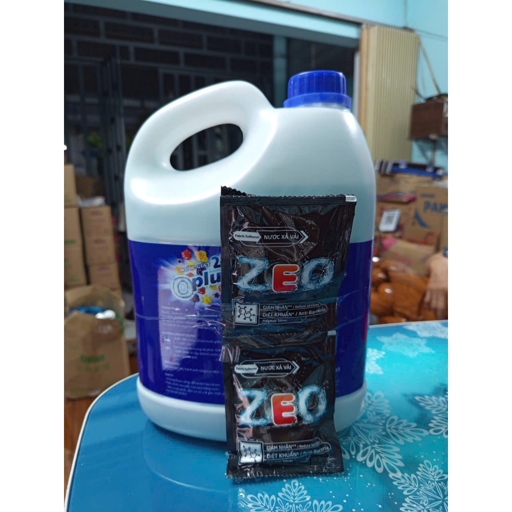 Nước giặt Oplus 2in1 - 3,5kg mới + Tặng 3 gói nước xả vải Zeo 19ml