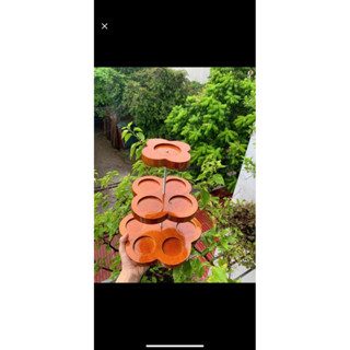    Tháp Hoa   Tháp Hoa Gỗ 3 Tầng Tháp Bia Tháp Nước Ngọt Tháp Tài Lộc Trang Trí Ban Thờ 