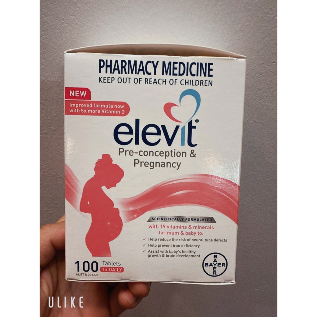 Vitamin tổng hợp elevit bầu 100 viên ( Elevit cho bầu )