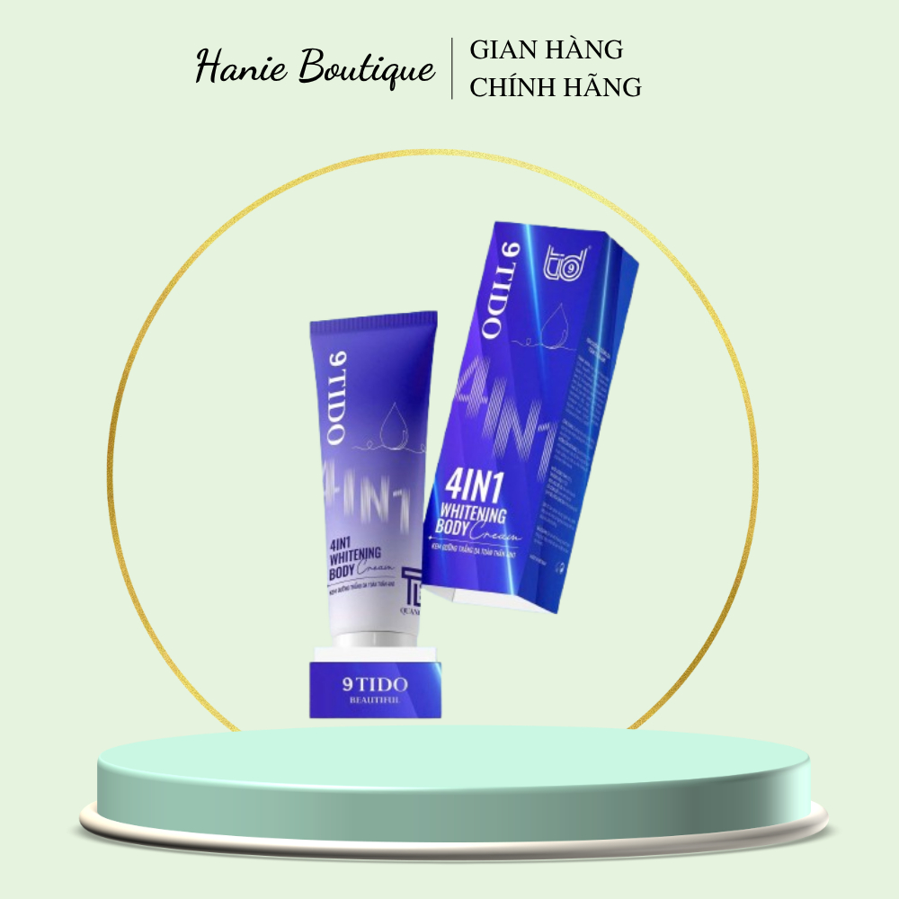 (HÀNG MỚI VỀ) - (Chính hãng 9TIDO BEAUTIFUL) - Kem Dưỡng Trắng Da BoDy 4in1