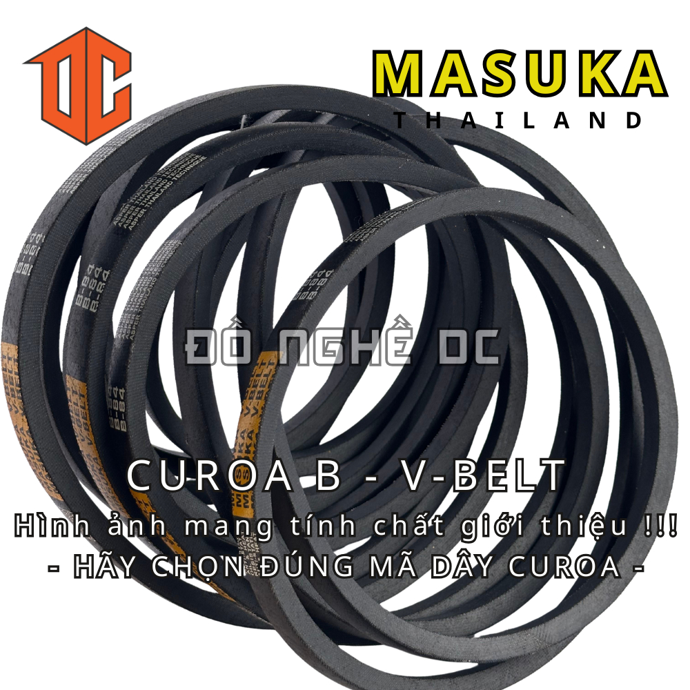 Sợi curoa V-BELT Thailand - MSK B44 B91 B56 B88 B94 B87 B24 B44 B43 B95 B95 B44 B85 B65 B23 B96 B78 