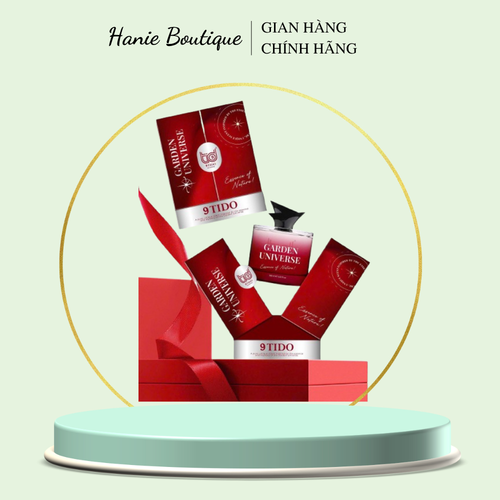 (NEW LIMITED) - (Chính hãng 9TIDO BEAUTIFUL) - Nước hoa Đỏ GARDEN UNIVERSE 100ML, phiên bản MỚI của 