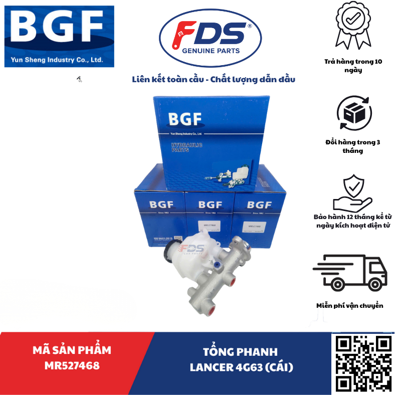 TỔNG PHANH MITSUBISHI LANCER 4G63 – HÃNG BGF