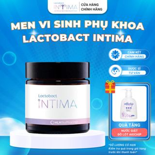  Men Vi Sinh Phụ Khoa Lactobact Intima Giúp Giảm Viêm Ngứa Vùng Kín Nấm Candida 30 Viên   60 Viên 