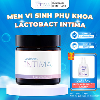  Combo Men Vi Sinh Phụ Khoa Lactobact Intima Giúp Giảm Viêm Nấm Ngứa Vùng Kín 30 Viên   60 Viên 
