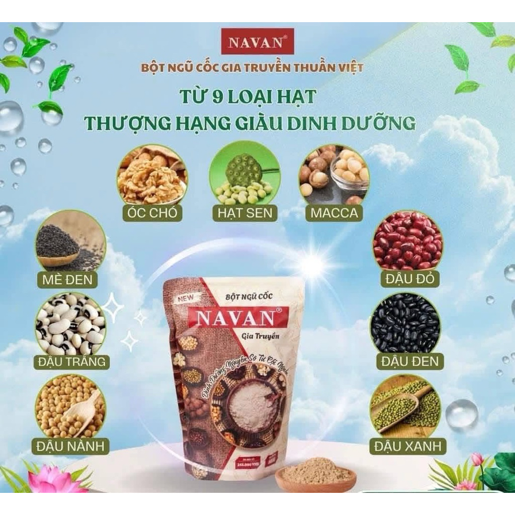 Ngũ Cốc Navan Chính Hãng Túi 800gam