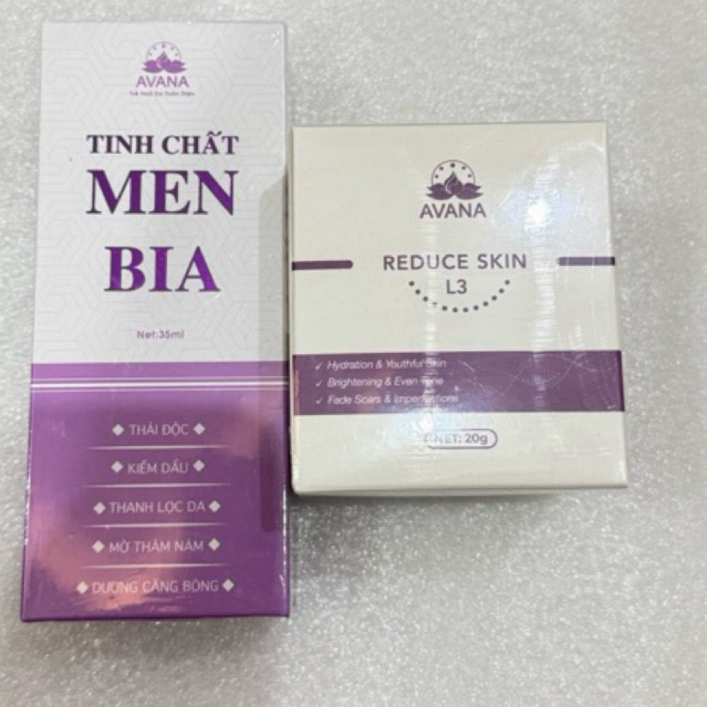 Bộ đôi mp AVANA(tinh chất menbia,kem dưỡng nhan)