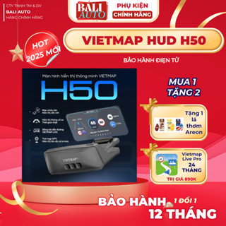  <Mới Q4 2025> HUD Vietmap H50 - màn hình HUD thông minh,hiển thj tốc độ giới hạn,cảnh báo giao thông 