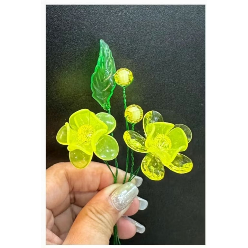 set nguyên liệu tự làm 200 bông mai-đào(k kèm gốc và chậu)
