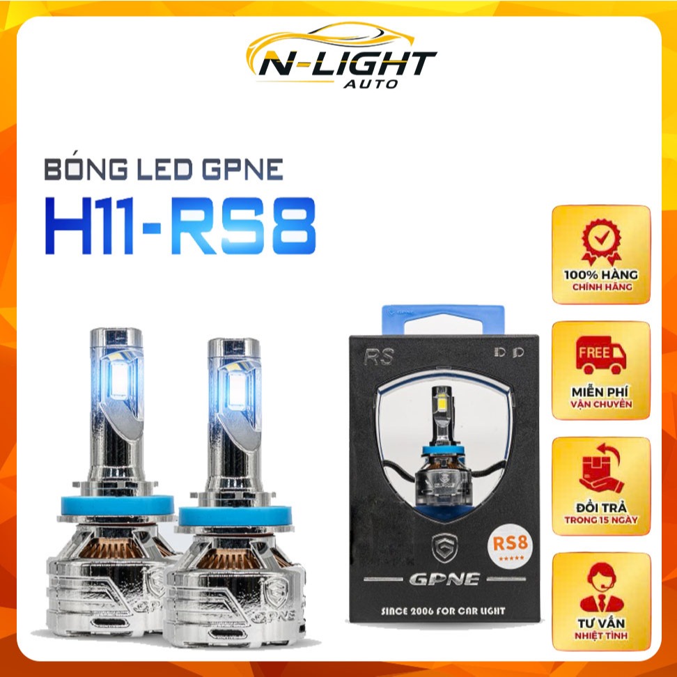 Đèn Led Tăng Sáng GPNE Chân H11 – RS8