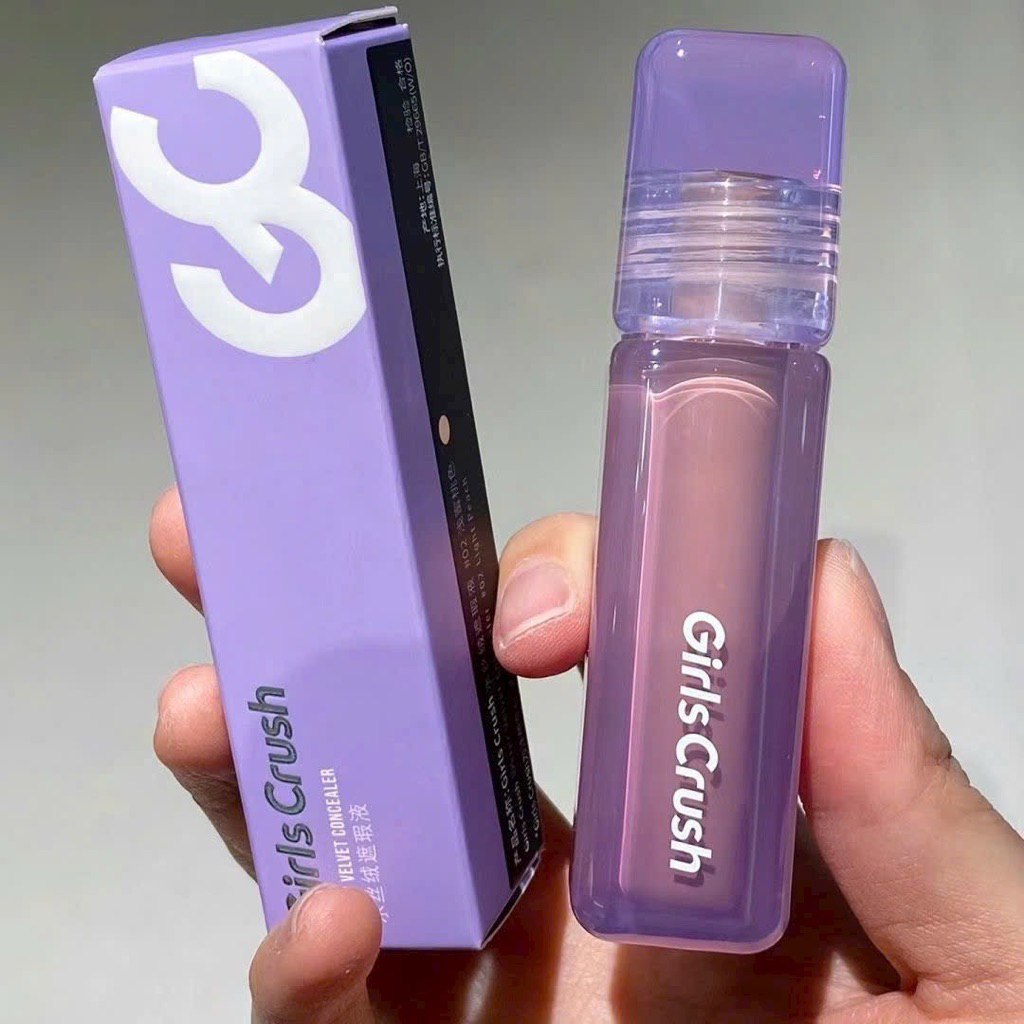 [GIRLS CRUSH] Kem Làm Sáng Che Khuyết Điểm Girls Crush Matte Velvet Concealer Mỏng Mịn 8g