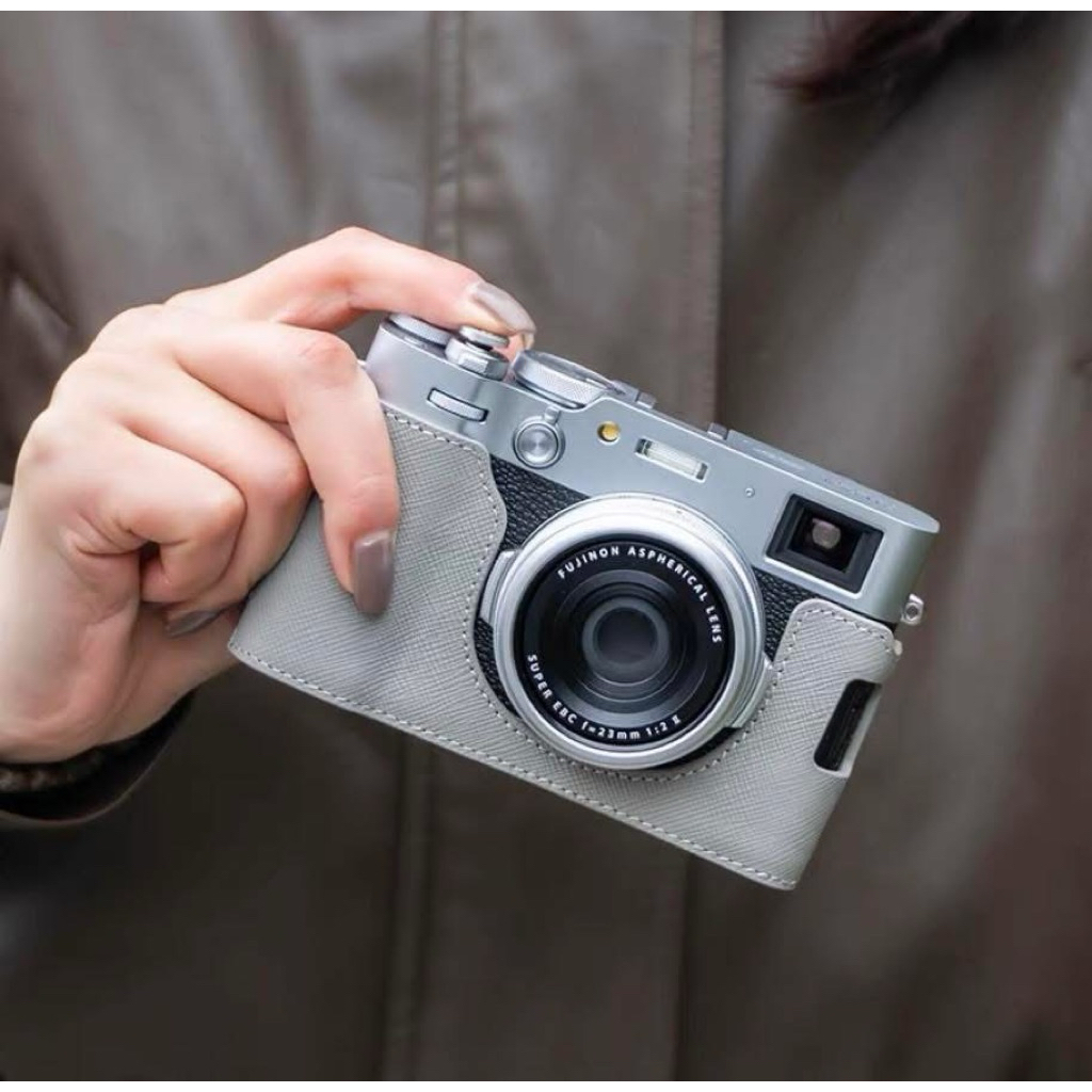 Bao Da - Case Máy Ảnh X100Vi Da Thật Thương Hiệu SHELV