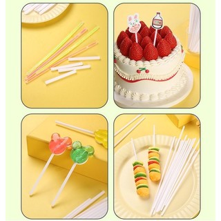 Set 100 que nhựa lollipop ( DANANGBAKINGTOOL 2131.091)