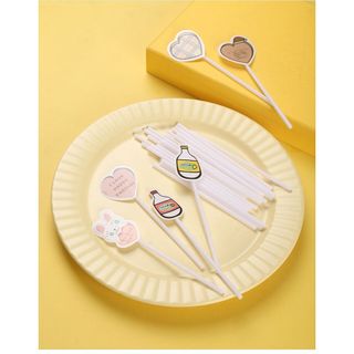 Set 100 que nhựa lollipop ( DANANGBAKINGTOOL 2131.091)