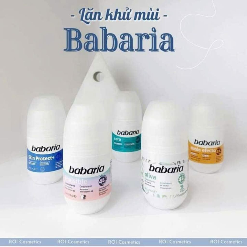 [ ✔️ HÀNG CHÍNH HÃNG ] Lăn khử mùi Babaria 50ml - hàng nhập khẩu Tây Ban Nha