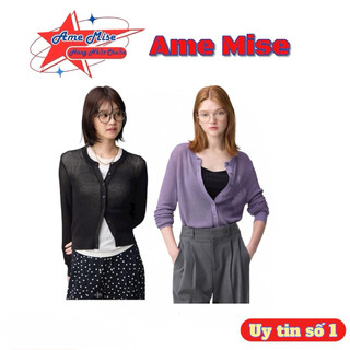  Áo cardigan lưới mỏng Sheer GU Nhật 