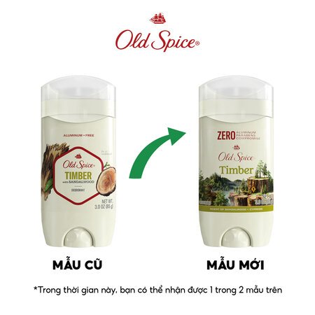 Lăn Sáp khử mùi Old Spice Timber 85g