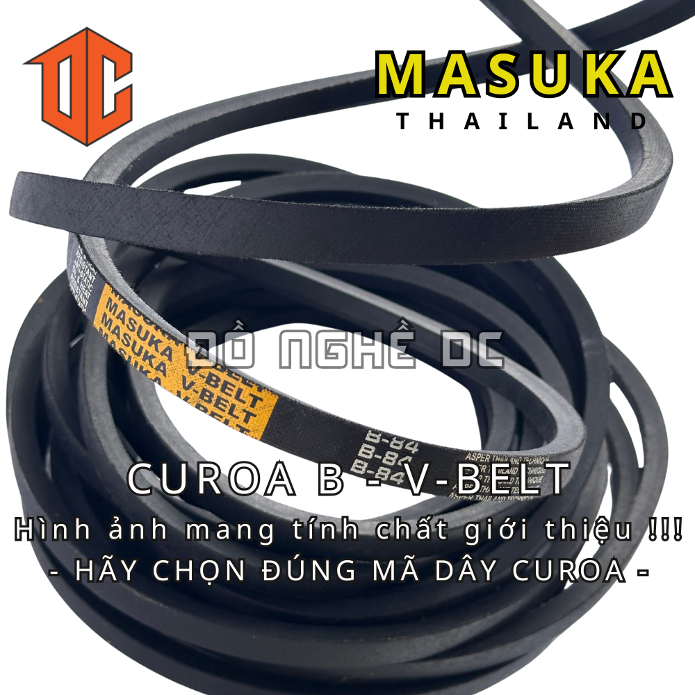 Sợi curoa thường MASUKA B61 B64 B73 B56 B32 B70 B95 B92 B49 B37 B57 B32 B54 B77 B84 B31 B26 B69 B32 