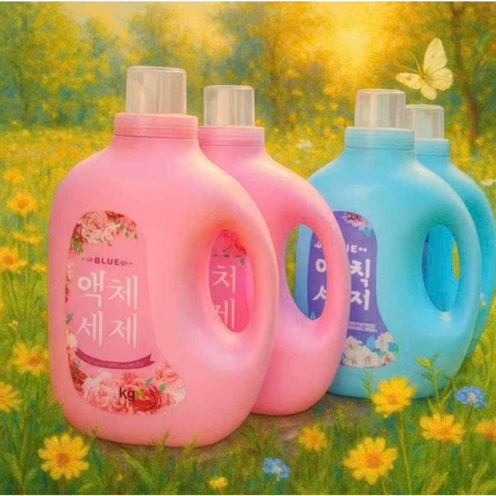[ Can 2L ] Nước Giặt BLUE Công Nghệ Hàn Quốc - Can 2L Đậm Đặc - Ngát Hương Hoa
