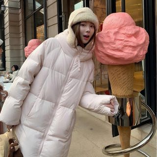  Áo khoác phao DÁNG LỬNG 4 MÀU CÓ MŨ dày dặn ấm áp hàng QC - APDL04M 