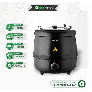  Nồi Ủ Trân Châu GREENBAR Vỏ Gang 10L ruột Inox Chính Hãng 