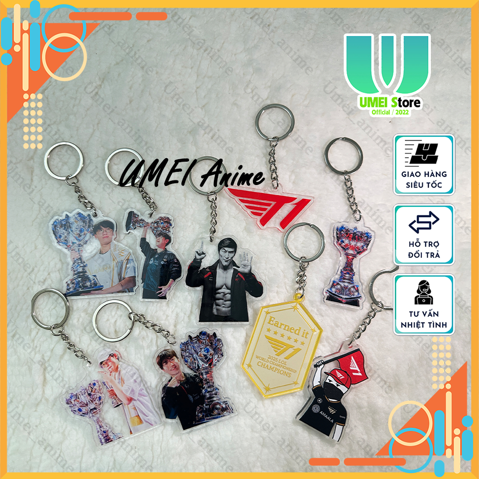 Móc khóa T1 3-PEAT – World Champion 2025