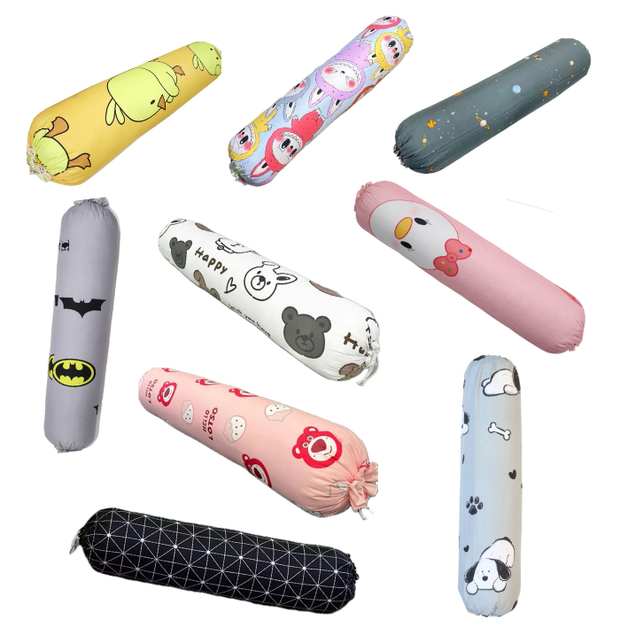 Vỏ gối ôm cotton poly 35x100cm mềm mịn,thoáng mát,nhiều màu ngộ nghĩnh, đáng yêu hot hit 2025