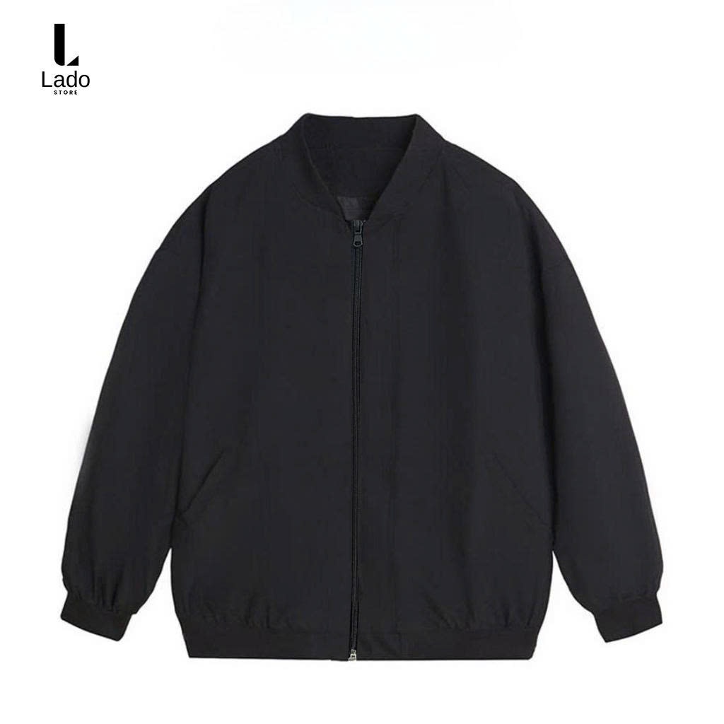 [ BOMBER GIÓ ] Áo khoác Bomber dù hai lớp trượt nước cản gió trong tia UV menwear jacket LADORA