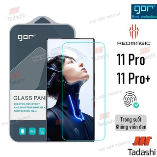 Kính Cường Lực Gor Red Magic 11 Pro / 11 Pro+, Red Magic 10 Pro / 10 Pro+ Trong Suốt Không Viền Đen 9H/ 2.5D - Hãng Gor