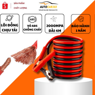  Dây Câu Bình Ắc Quy Ô Tô 2000A – Kích Bình Xe Hơi Lõi Đồng Cao Cấp Chịu Nhiệt Chịu Tải Mạnh,Bền Bỉ 
