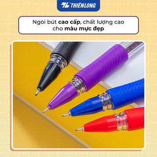 (Set 5c)-Bút Gel TL-08 Sunbean xanh/đỏ/đen