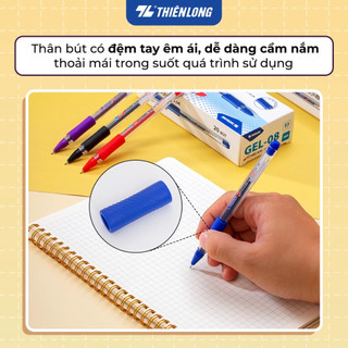 (Set 5c)-Bút Gel TL-08 Sunbean xanh/đỏ/đen