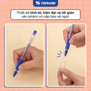 (Set 5c)-Bút Gel TL-08 Sunbean xanh/đỏ/đen
