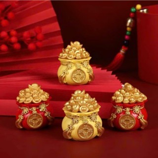 [ComBo] 3 Hũ Đựng Muối Gạo Tiền Tài Lộc May Mắn Đặt Ban Thần Tài, Ông Táo