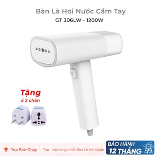 Bàn là hơi nước cầm tay GT - 306LW, bàn ủi hơi nước cầm tay nhỏ gọn công suất 1200W là phẳng các loại vải