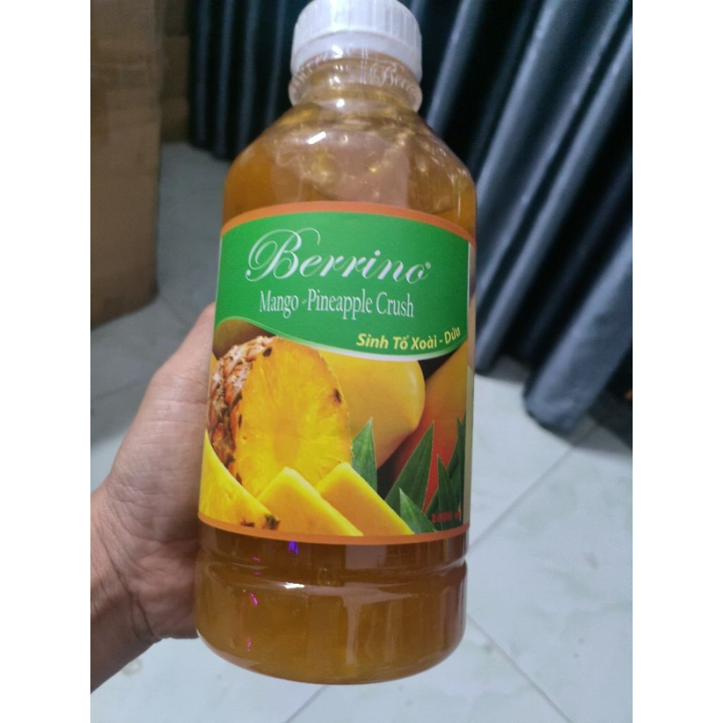 (Sale) Mứt/Sinh tố Xoài-Dứa 1L Berino date 25/01/2026