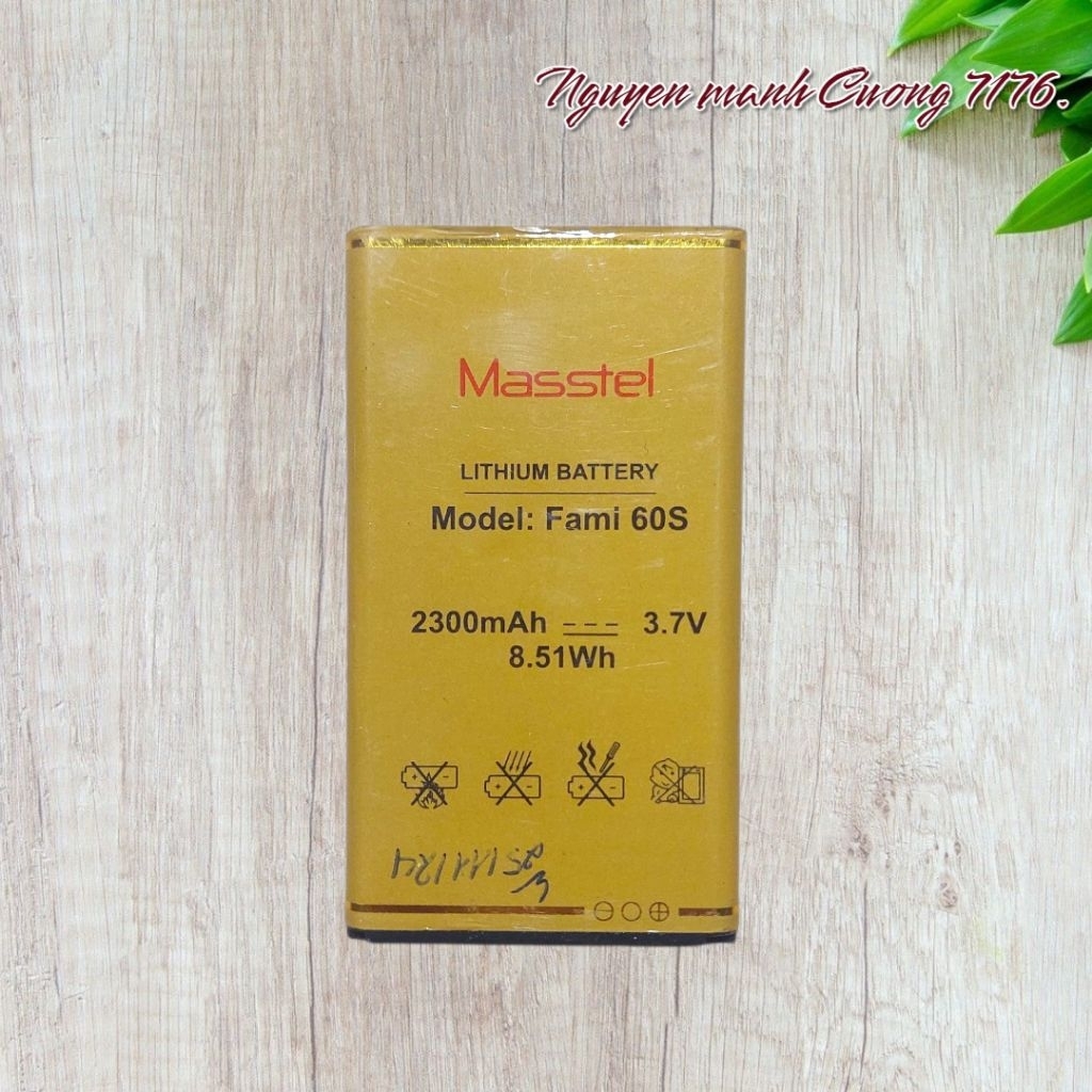 Pin Masstel Fami 60S Bóc Máy Chính Hãng Đã Qua Sử Dụng Hoạt Động Tốt